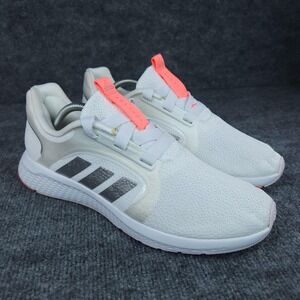 Adidas Running Shoes Womens Size 10 White Silver Edge Lux Bounce Sneakers